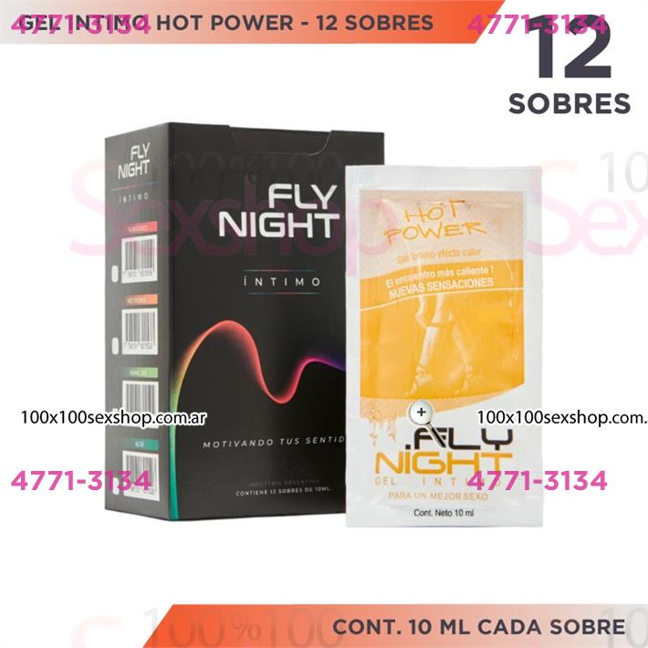 Cód: CA CR 1018 - HOT POWER GEL INTIMO 10 CC X 12 UNID. - $ 14000